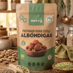 preparado estilo albóndigas de la marca nuveg