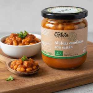 Alubias Estofadas con Seitán Bio