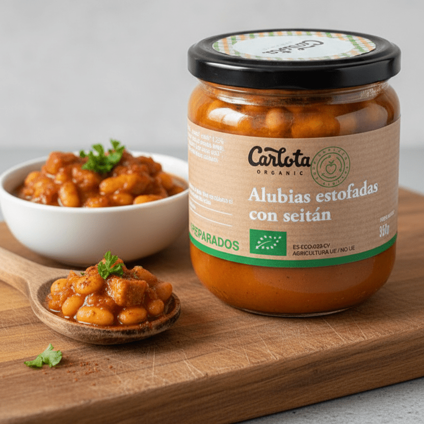 Alubias Estofadas con Seitán Bio