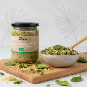 Quinoa con Kale y Espinacas