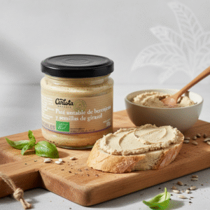 Paté vegetal de berenjena