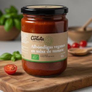 Albóndigas Veganas en Salsa de Tomate