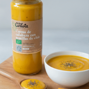 Crema de Calabaza con Semillas de Chía