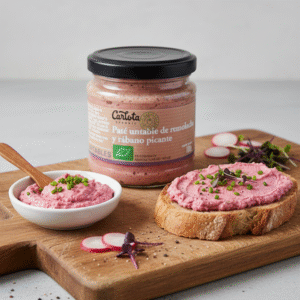Paté de Remolacha y Rábano Picante Bio