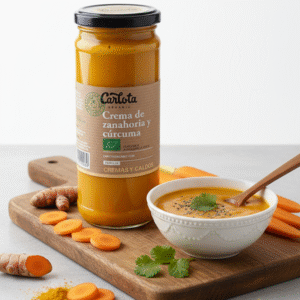 Crema de Zanahoria y Cúrcuma