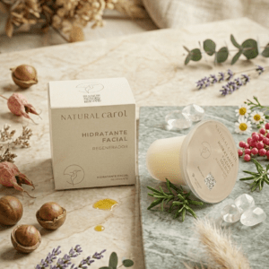 Hidratante facial sólido regenerador Natural Carol refill