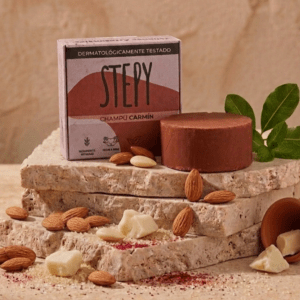 Caja del champú sólido Carmín de Stepy